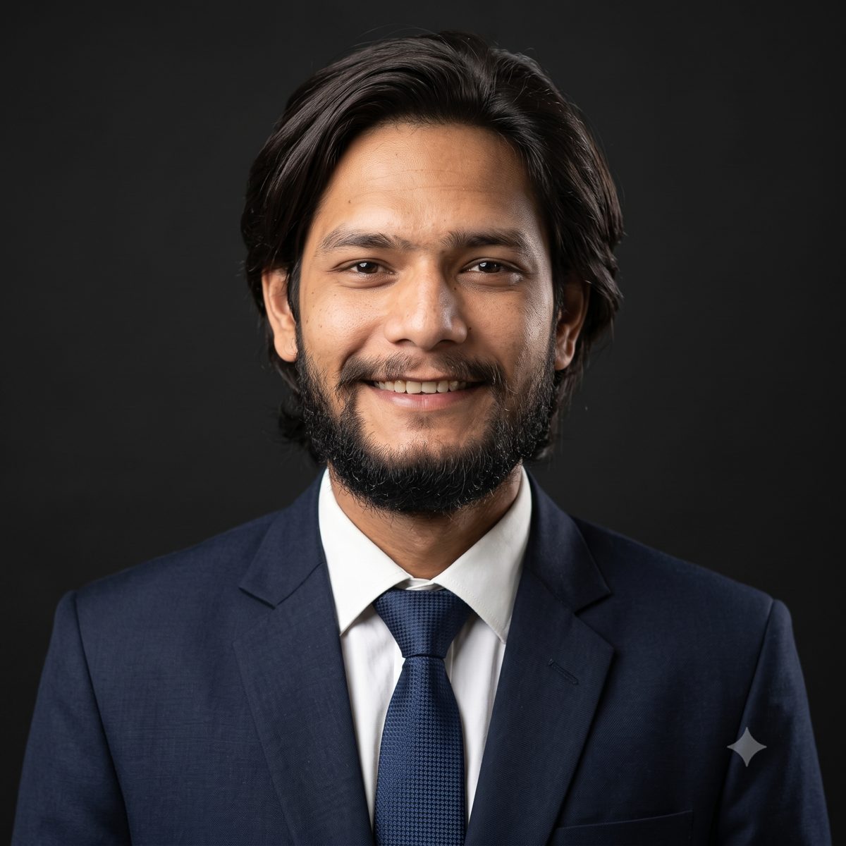 Portrait of Ahmed Ali Mughal, senior full stack developer